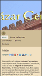 Mobile Screenshot of alcazarcervantino.es